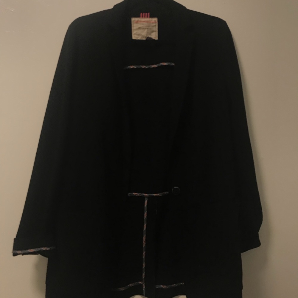 Anthropologie Cartonnier black blazer